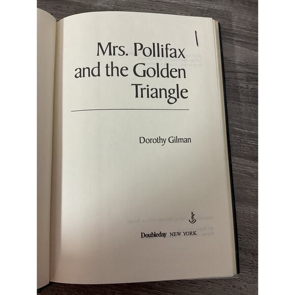 1988 Mrs. Pollifax and The Golden Triangle by Dorothy Gilman - Picture 5 of 7